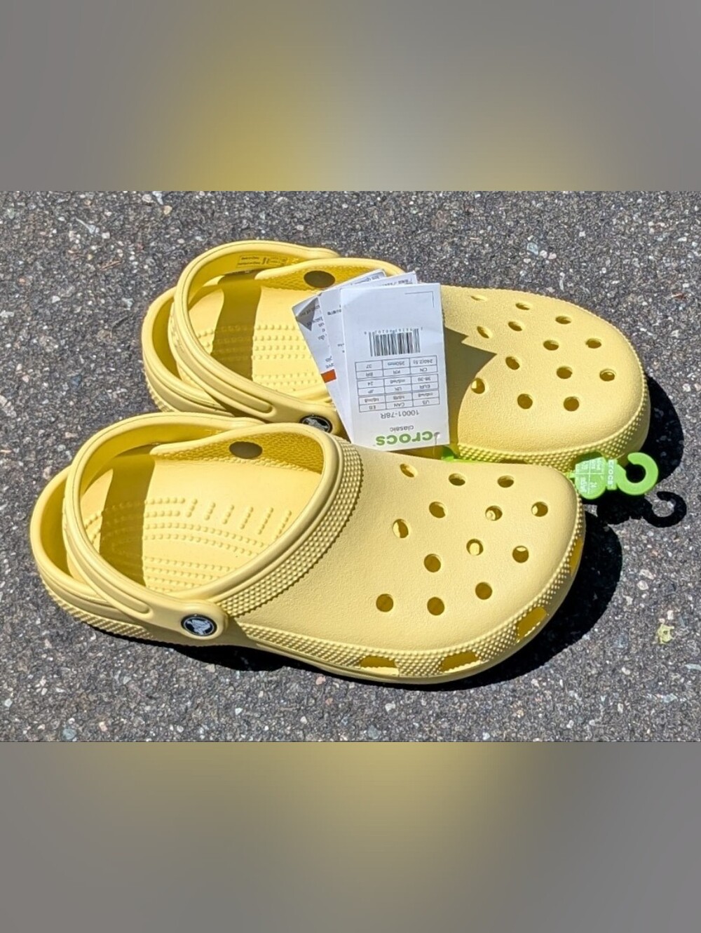 CROCS Classic Clog in Yellow "Unisex"  (New)
